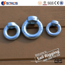 Hardware Rigging galvanizado Eye Nut con DIN 582